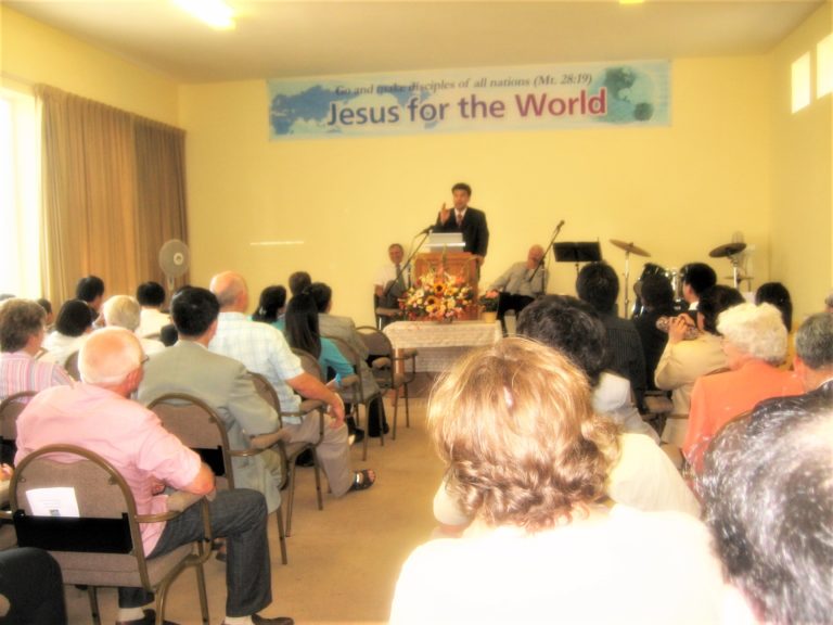 Induction Service congregation
