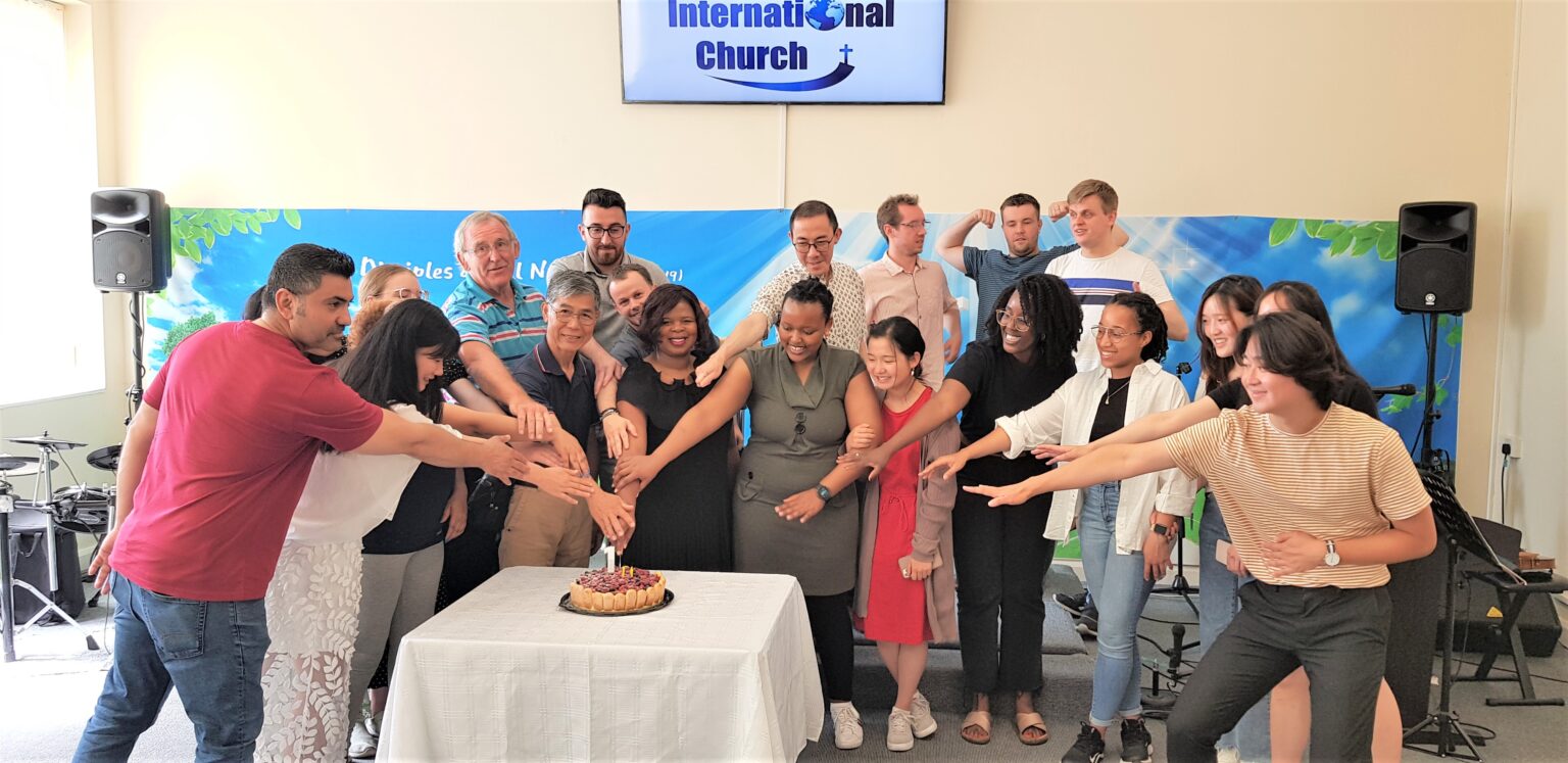 Cardiff International Church community celebrating together