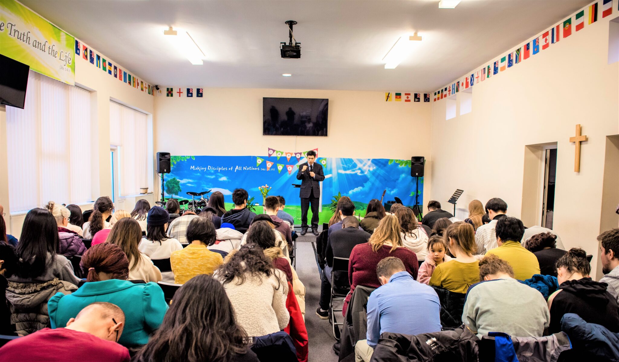 International community gathering