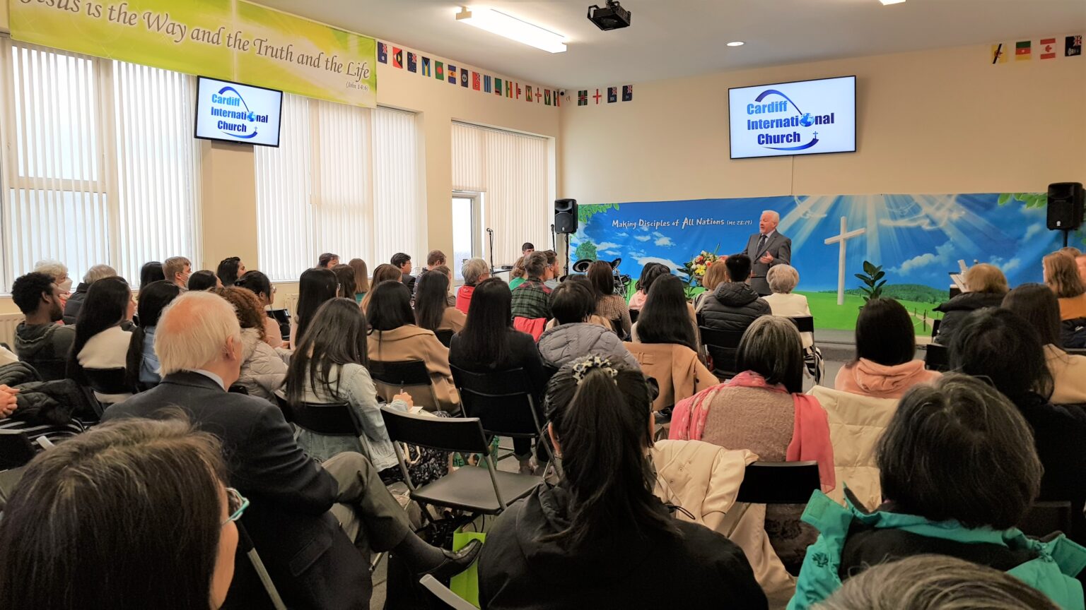 International community gathering